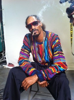 LOVE his sweater. Photo via soundcloud.com